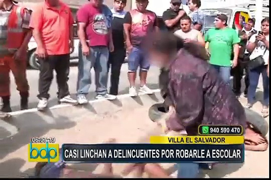 Vecinos casi linchan a delincuentes que golpearon a escolar para robarle en VES