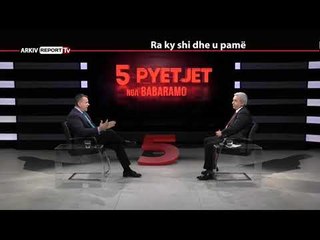 Report Tv, 5 Pyetjet nga Babaramo i ftuar Taulant Balla - Pjesa e pare
