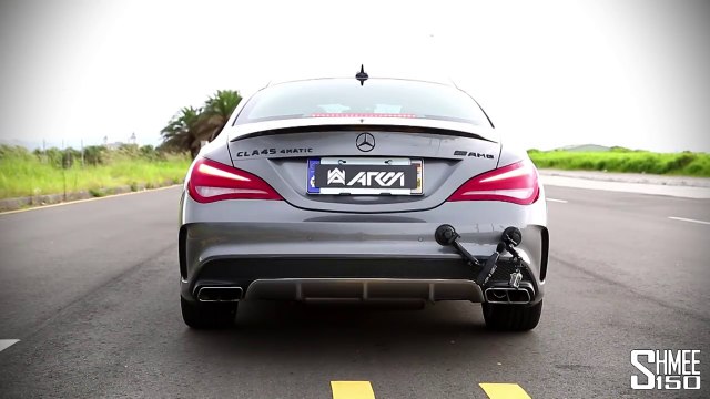 Mercedes CLA 45 AMG and A45 Armytrix Performance Exhaust Road Sounds Shmee150