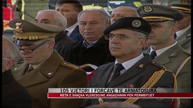 105 vjetori i Forcave të Armatosura - News, Lajme - Vizion Plus
