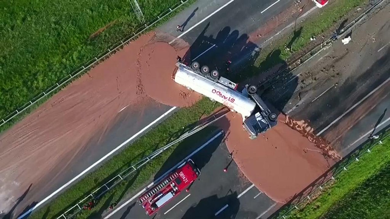 Autobahn 2 mit Schokoguss