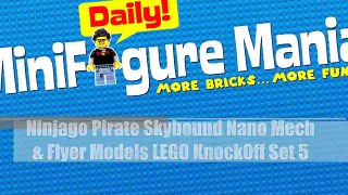 Ninjago Pirate Skybound Nano Mech & Flyer Models LEGO KnockOff Set 5