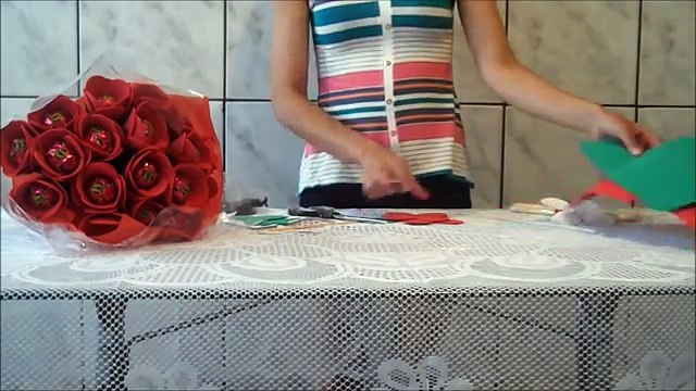 como fazer buque de rosas para o dia dos namorados