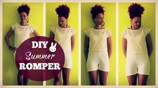 ☮ DIY Summer Romper + Cropped Top | DIY Summer Clothes ☮