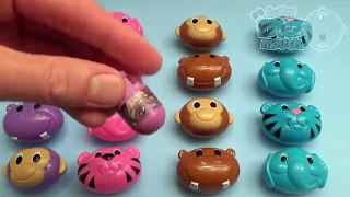 Learn Colours and Counting Opening Animal Surprise Eggs! Spot the Surprise!