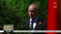 Putin rinde homenaje a los caídos durante la II Guerra Mundial