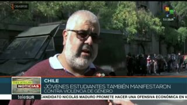 Estudiantes chilenos vuelven a ser reprimidos violentamente