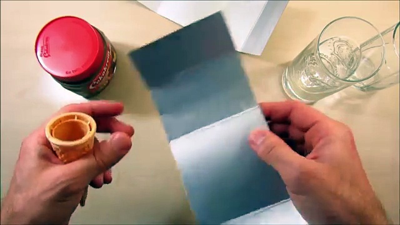 CORNET Dondurma yapımı , sade ve çikolatalı