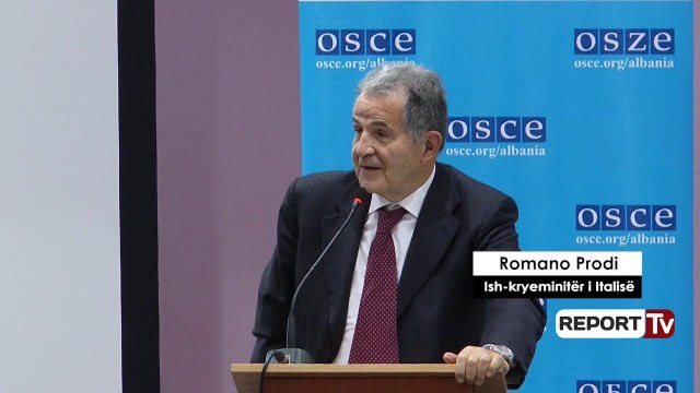 Report TV - Romano Prodi rikthim në Shqipëri: Luftoni krimin dhe korrupsionin, zbatoni reformat