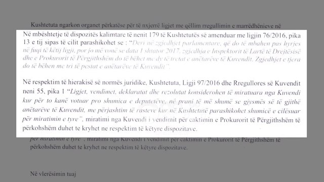 Ora News - PS kërkesë Kuvendit: Nesër i mbaron mandati Llallës, të zgjidhet një i përkohshëm