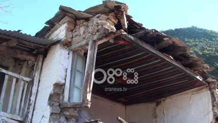 Ora News - Fshati në kufi me Greqinë rrezikon shembjen pas reshjeve