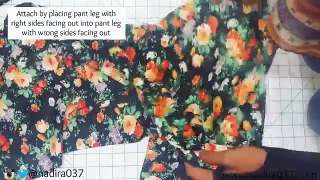 Nadira037 | DIY | How to Make a Jumpsuit with a Zipper Closure