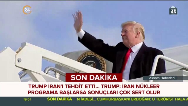 Nükleer anlaşmadan çekiliyoruz