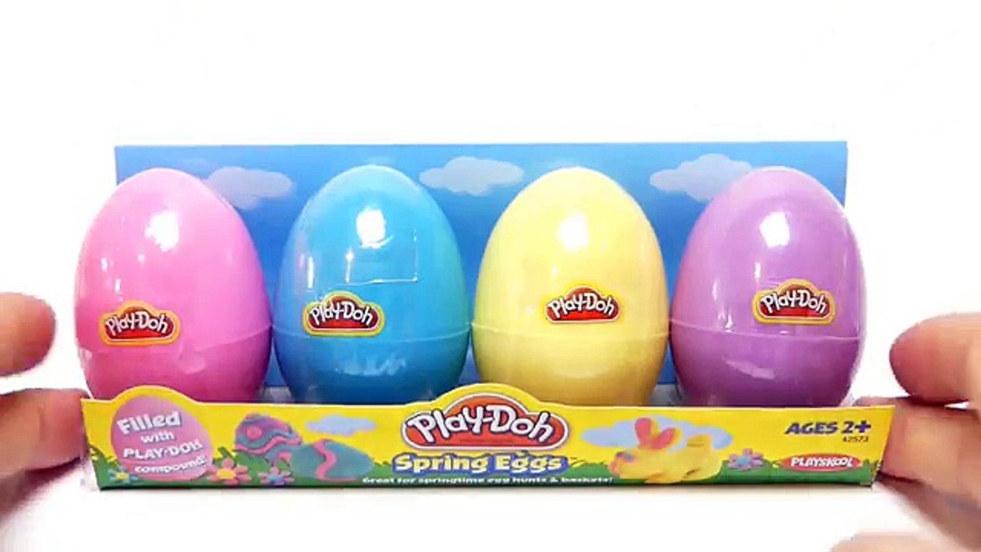 play doh spring eggs