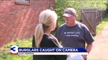 Homeowner Watches Burglars Ransack Home from Cellphone