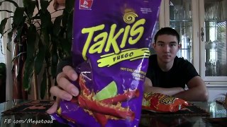 Takis Fuego & Hot Cheetos Challenge