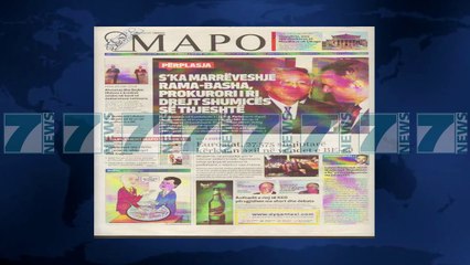 SHTYPI I DITES ME TITUJT E GAZETAVE E PREMTE 8 DHJETOR 2017 - News, Lajme - Kanali 7