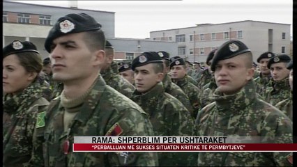 Rama: Shpërblim për ushtarakët - News, Lajme - Vizion