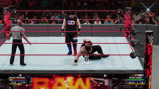 WWE 2K18 Braun Strowman VS. Kevin Owens [Lord Hater]