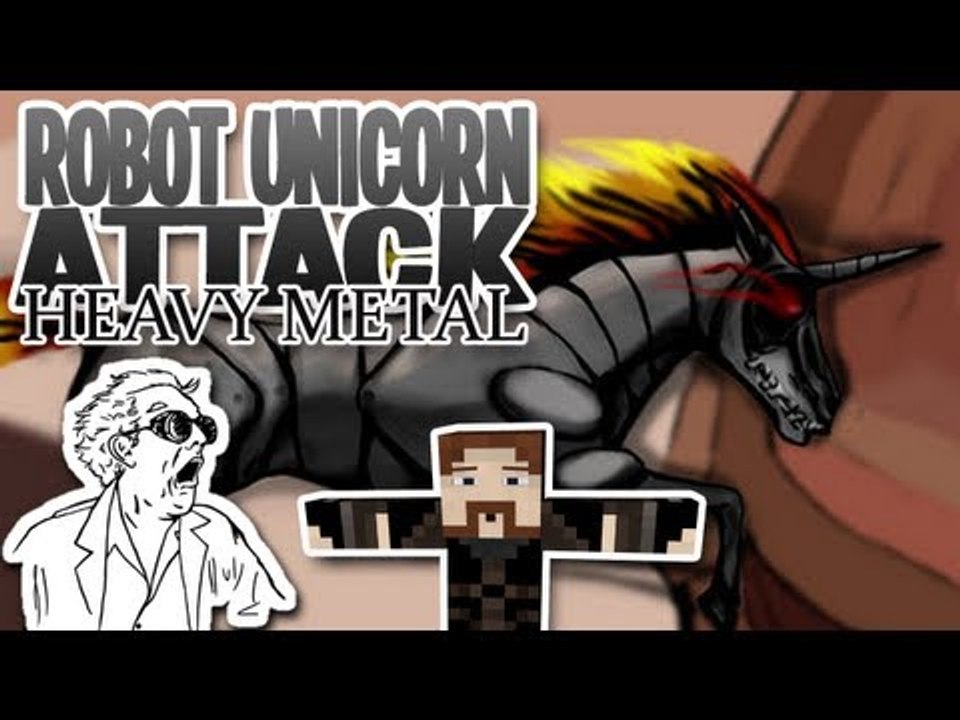 SirKazzio joga Robot Unicorn Attack Heavy Metal