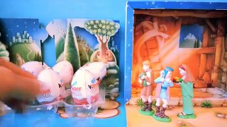 Kinder Surprise The Magical Christmas Nativity Scene (Crib), Pack of 9 Chocolate Surprise Eggs