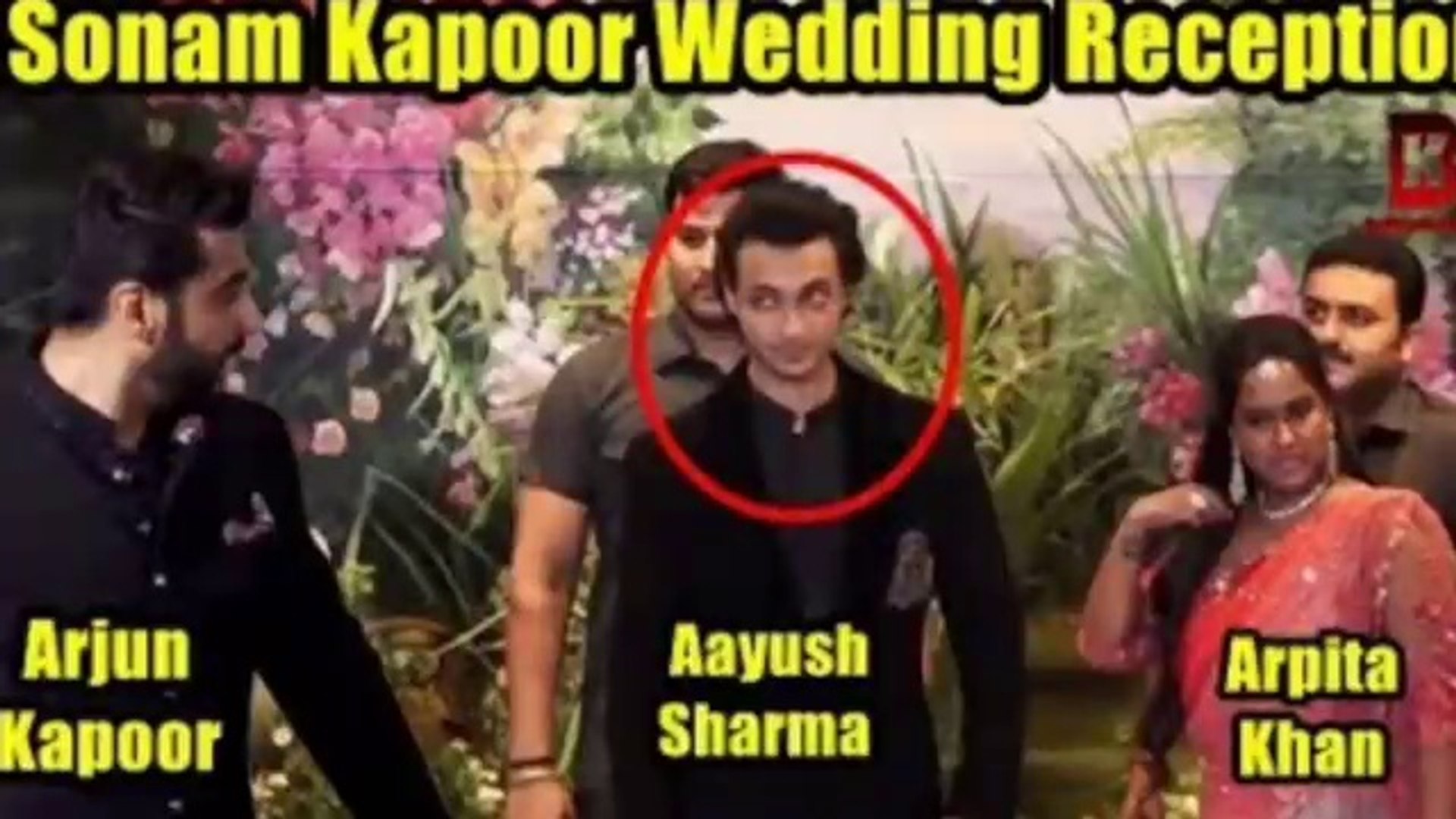 Arjun Kapoor, Arpita Khan & His Husband Aayush Sharma At Sonam Kapoor's  Wedding - video Dailymotion