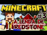 A Lenda de Redstone - Golem e Energia! - #3 Minecraft