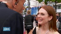 Julianne Moore en direct de la montée des Marches à Cannes