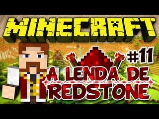 A Lenda de Redstone - Diamond Drill Encantada! - #11 Minecraft