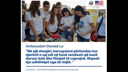 "Durimi u sos! Korrupsioni merr fund kur njerëzit fillojnë të veprojnë"