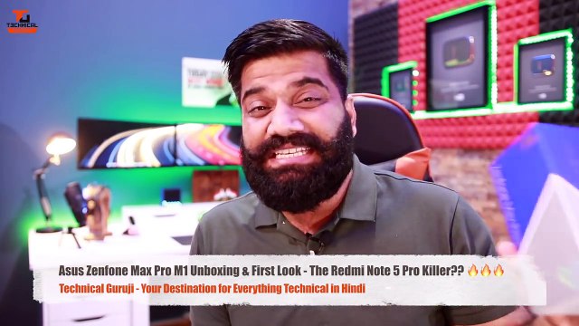 Asus Zenfone Max Pro M1 Unboxing & First Look - The Redmi Note 5 Pro Killer Technical Guruji