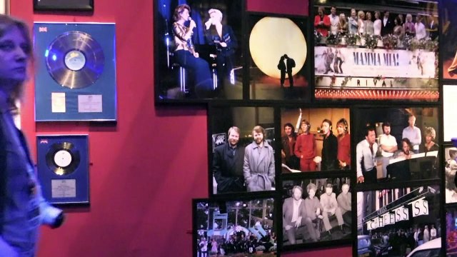 Inauguration d'une nouvelle exposition au musée ABBA à Stockholm