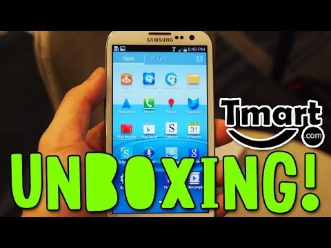 UNBOXING SAMSUNG GALAXY S3! PARCERIA TMART!!