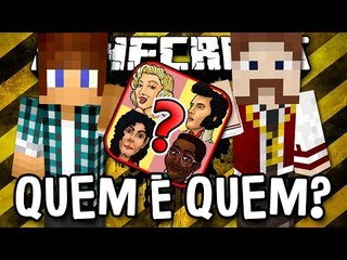 QUEM É QUEM? - NOVO Mini Mapa Bonitooo!! (c/ Authentic) - Minecraft