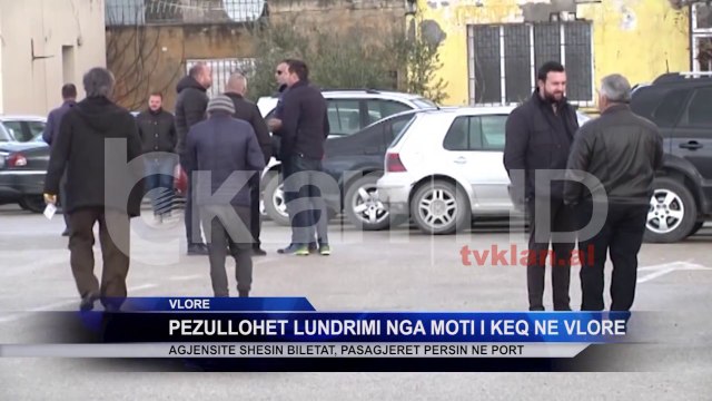 Pezullohet lundrimi nga moti keq ne Vlore
