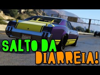 GTA V ONLINE - O SALTO DA DIARREIA! O SONNY NÃO AGUENTA!! xDD (c/ Sonny)