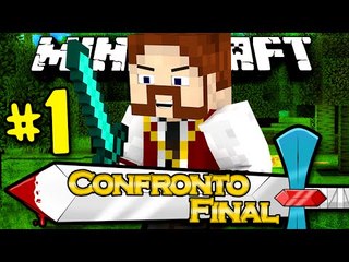 Confronto Final - VILA E TORRE DE BATALHA! O COMEÇO!! - #1 - Minecraft