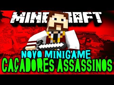 CAÇADORES ASSASSINOS! - SOU UM SERIAL KILLER BONITO!! - Minecraft (Novo)