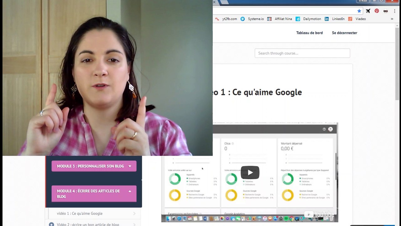"Mon blog, mon bonheur, ma liberté" une FORMATION UTILE OU NON ?