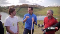 Report TV - 870 fidanë pishe në parkun e Liqenit të Farkës, Veliaj: Më shumë oksigjen për Tiranën