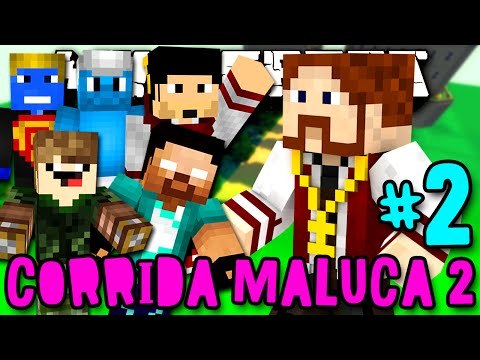 CORRIDA MALUCA 2! - A RAVINA GIGANTE! QUERO OURO!! - #2 - Minecraft