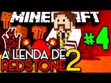 A Lenda de Redstone 2 - SUPER MONSTROS NO NETHER! WILDFIRE!! - #4 - Minecraft