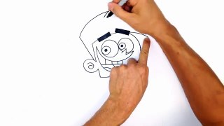 How to Draw Cosmo | Fairly Odd Parents