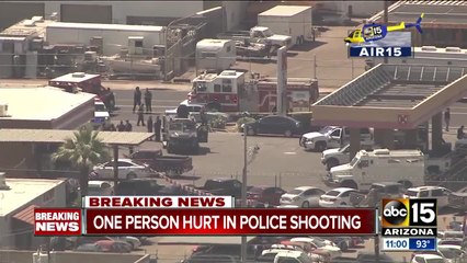 Suspect refuses to come out of Phoenix Circle K