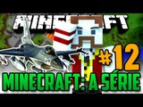 Minecraft: A SÉRIE 2 - #12 - CONSTRUINDO O MEU AVIÃO F-16! VIREI MILITAR!!