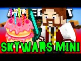 SKYWARS MINI - A LUTA PELO MEGA BOLO!! SUPER ENCANTADO!! - Minecraft