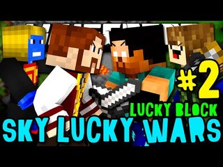 SKY LUCKY WARS! - KAZZIO E AFREIM VS. REZENDE E JV!! :O - #2 - Minecraft