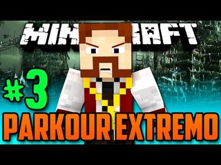PARKOUR EXTREMO - #3 - MONO-OLHO DE LACINHO! RAGEEE!! - Minecraft
