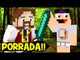 Minecraft: SELVA DE LUCKY BLOCKS (Survival Jungle) #3 - PORRADA LOUCA!!