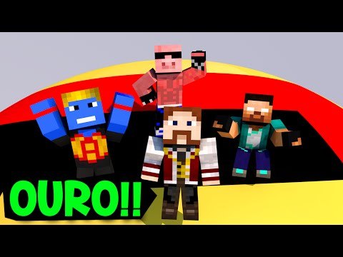 Minecraft: BOLAS DE OURO DE LUCKY BLOCK!! (c/ Rezende, Pig e Afreim)